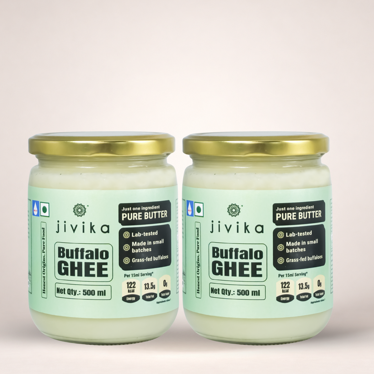 Pure Buffalo Ghee - Lab tested, Shudh, Danedaar & Grass fed