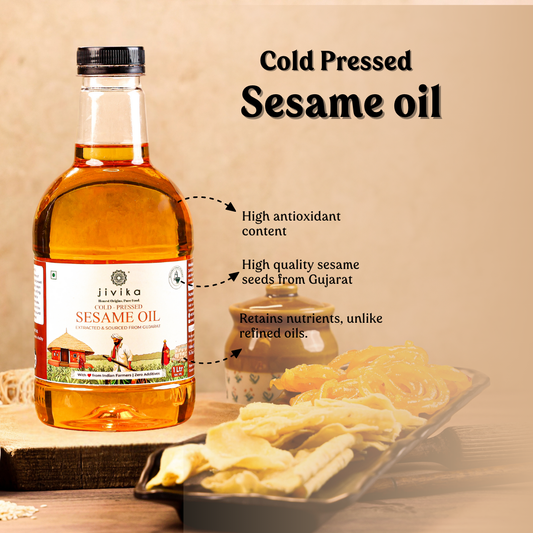 Cold Pressed Sesame Oil Wood Pressed