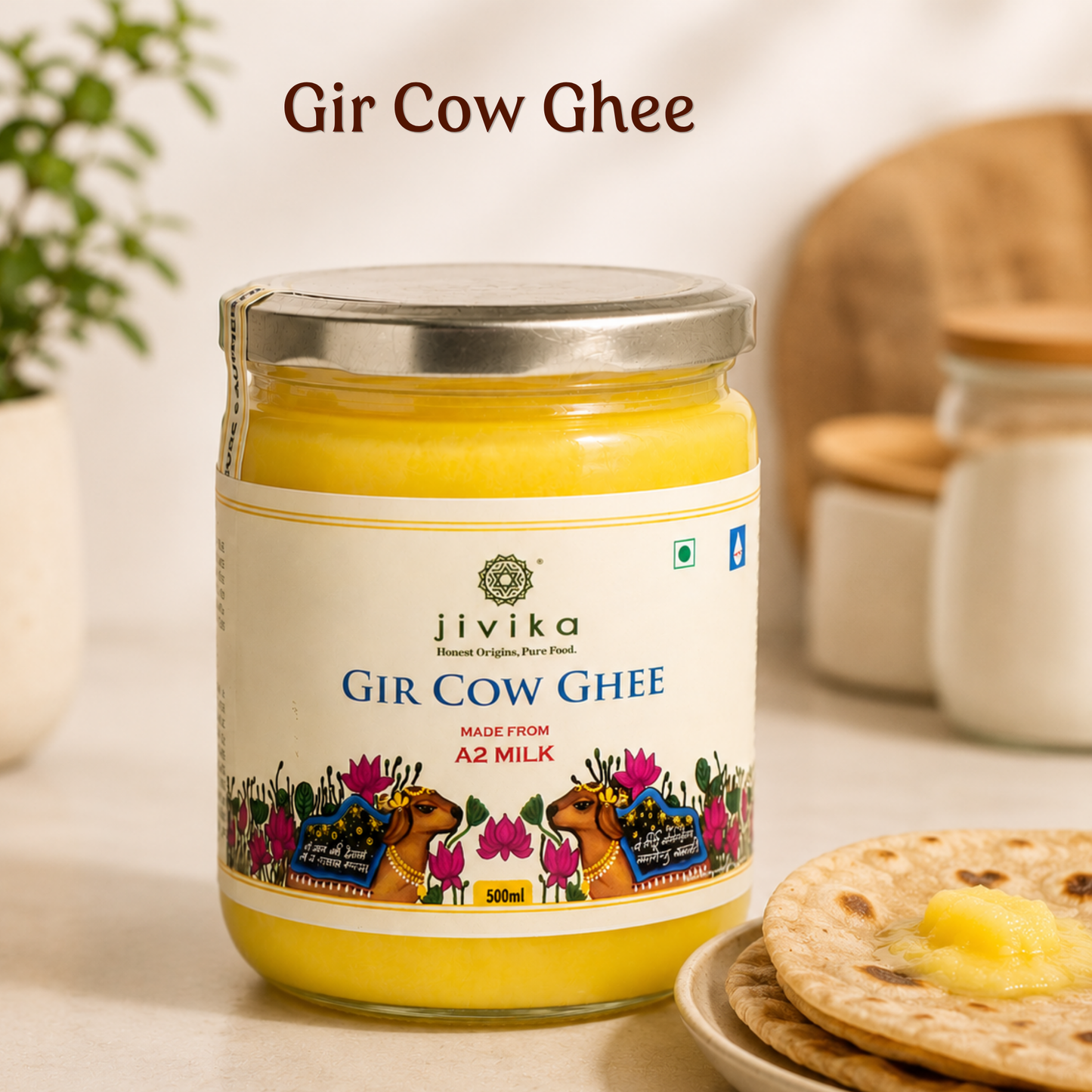 A2 Gir Cow Ghee - Single Breed (Lab Tested)