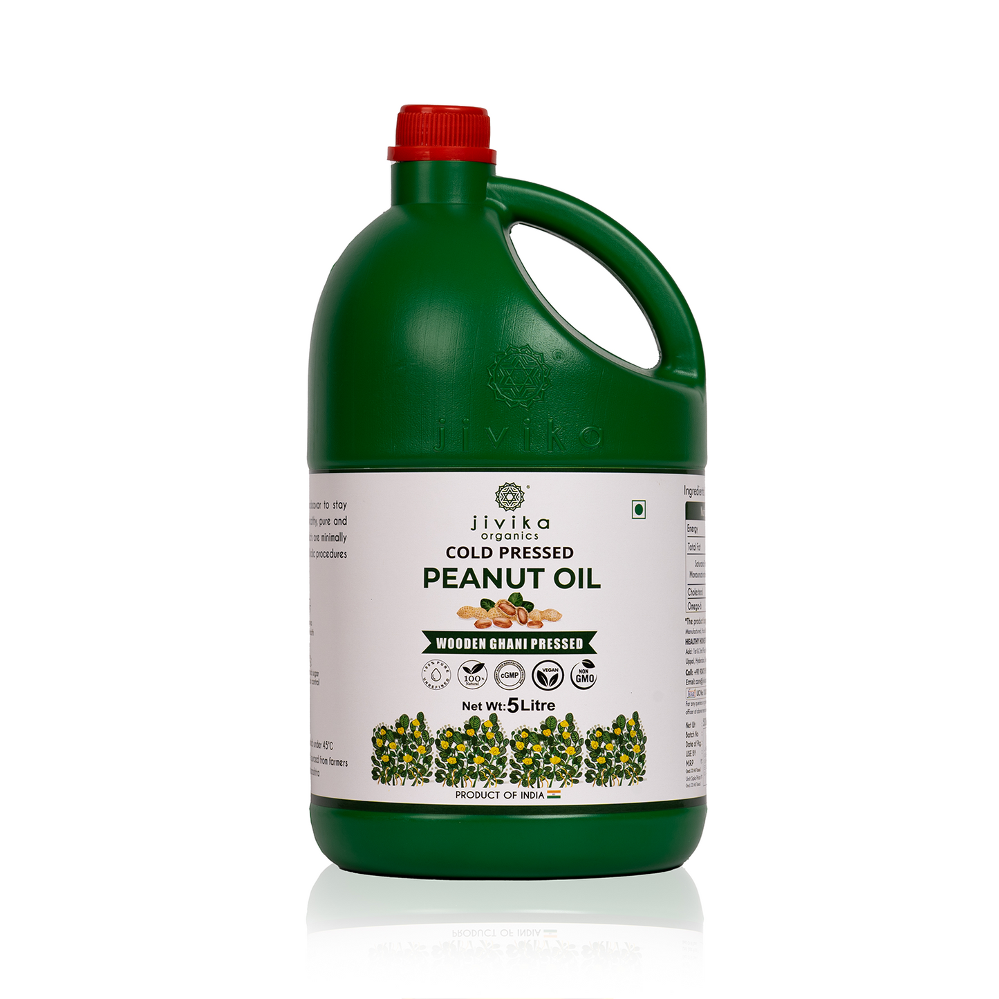 COLD PRESSED PEANUT OIL WOOD PRESSED