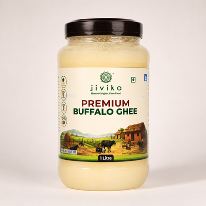 Premium Pure Buffalo Ghee - Shudh, Danedaar & Grass fed