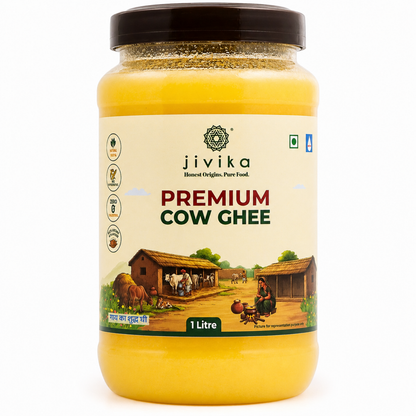 Premium Pure Cow's Ghee - Shudh, Danedaar & Grass fed