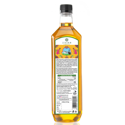 COLD PRESSED PEANUT OIL WOOD PRESSED