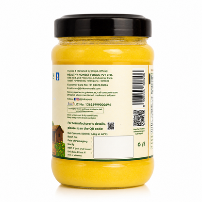 Premium Pure Cow's Ghee - Shudh, Danedaar & Grass fed