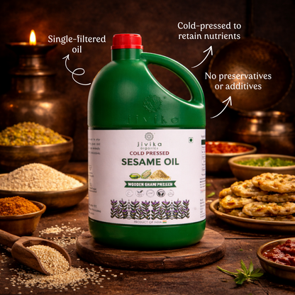 Cold Pressed Sesame Oil Wood Pressed