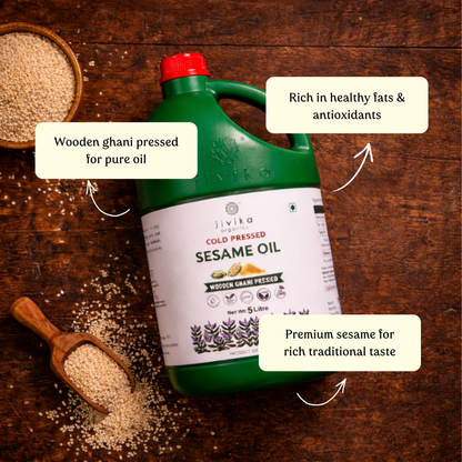 Cold Pressed Sesame Oil Wood Pressed