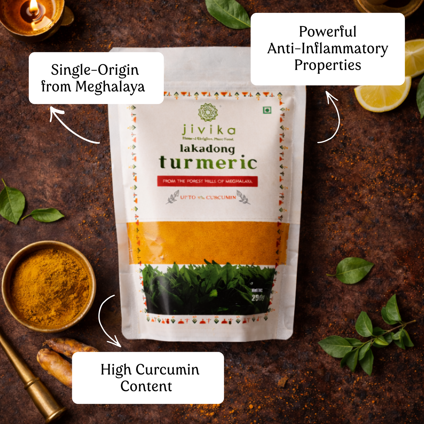 Lakadong Turmeric Powder