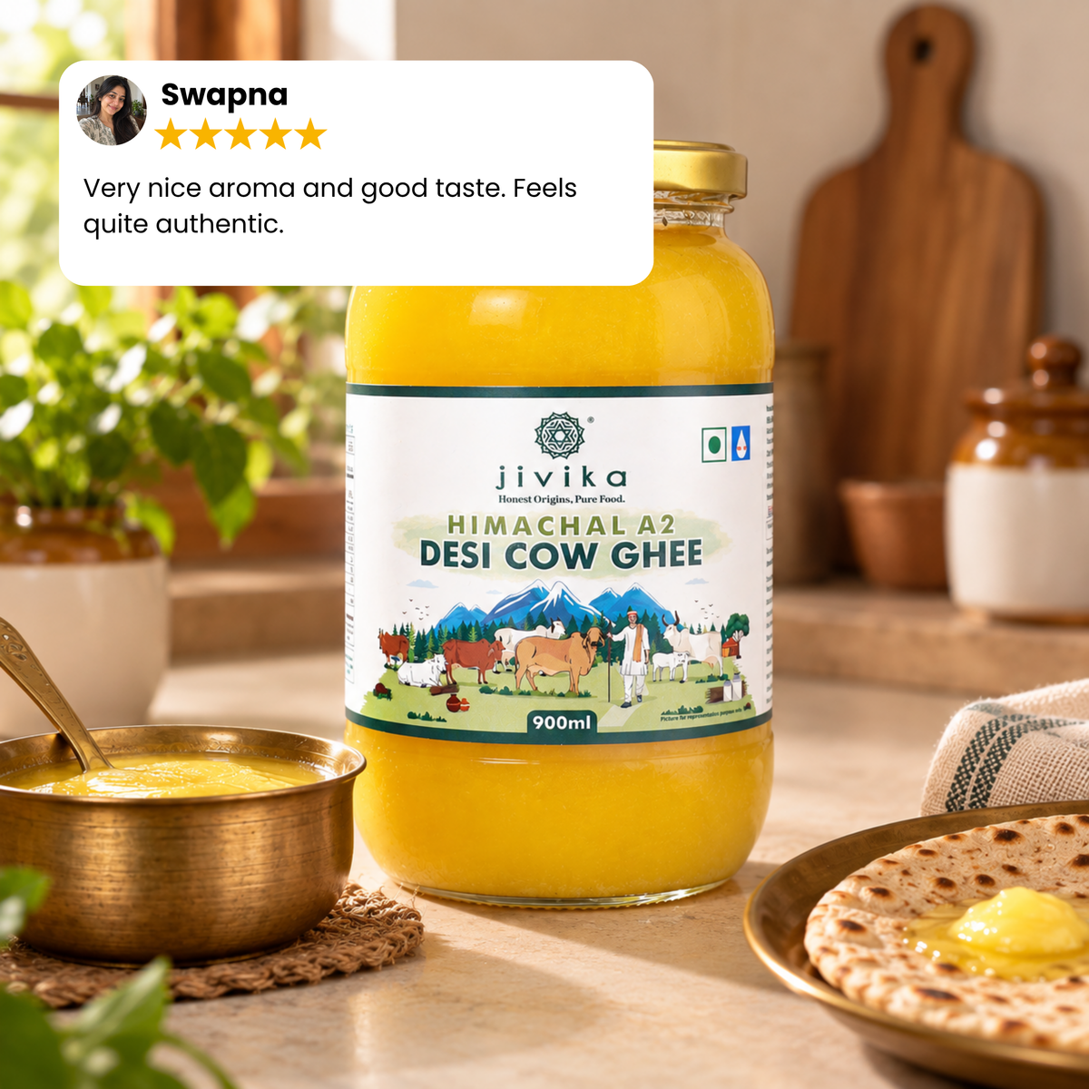 Himachal A2 Desi Cow Ghee (lab Tested)