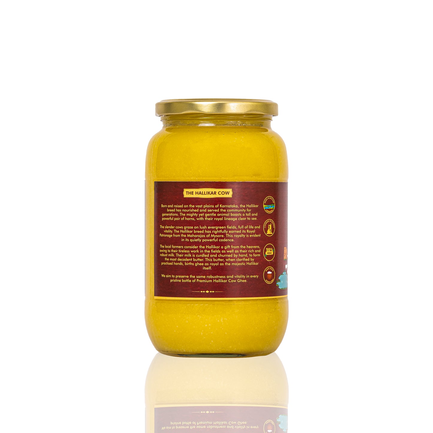 Single Breed Vedic A2 Ghee Hallikar Cow