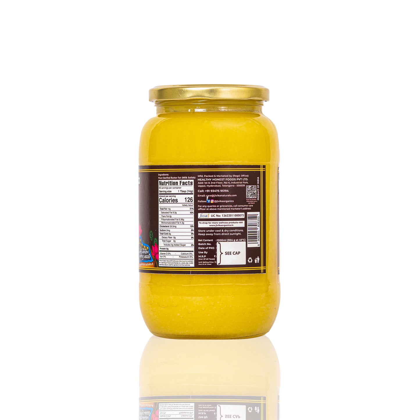 A2 Gir Cow Ghee - Single Breed [LAB TESTED]