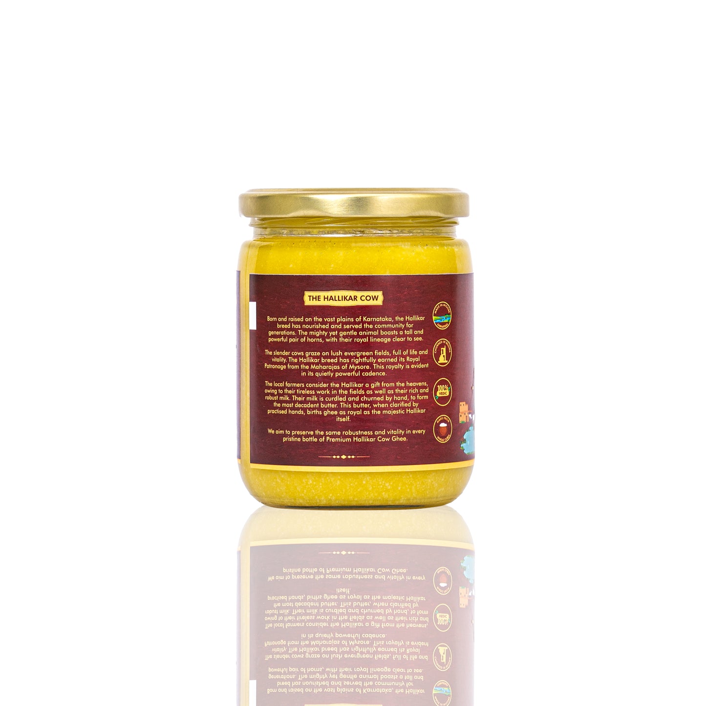 Single Breed Vedic A2 Ghee Hallikar Cow