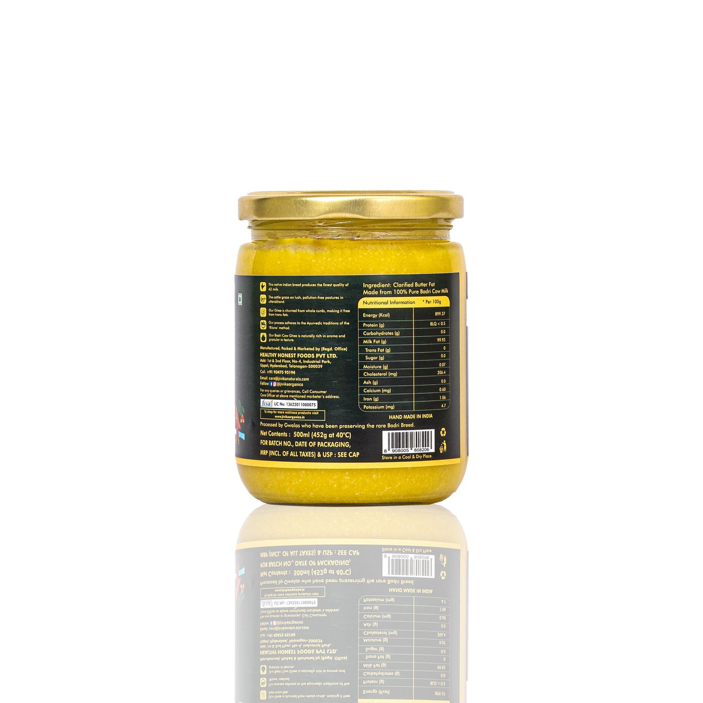 Single Breed Vedic A2 Ghee Badri Cow