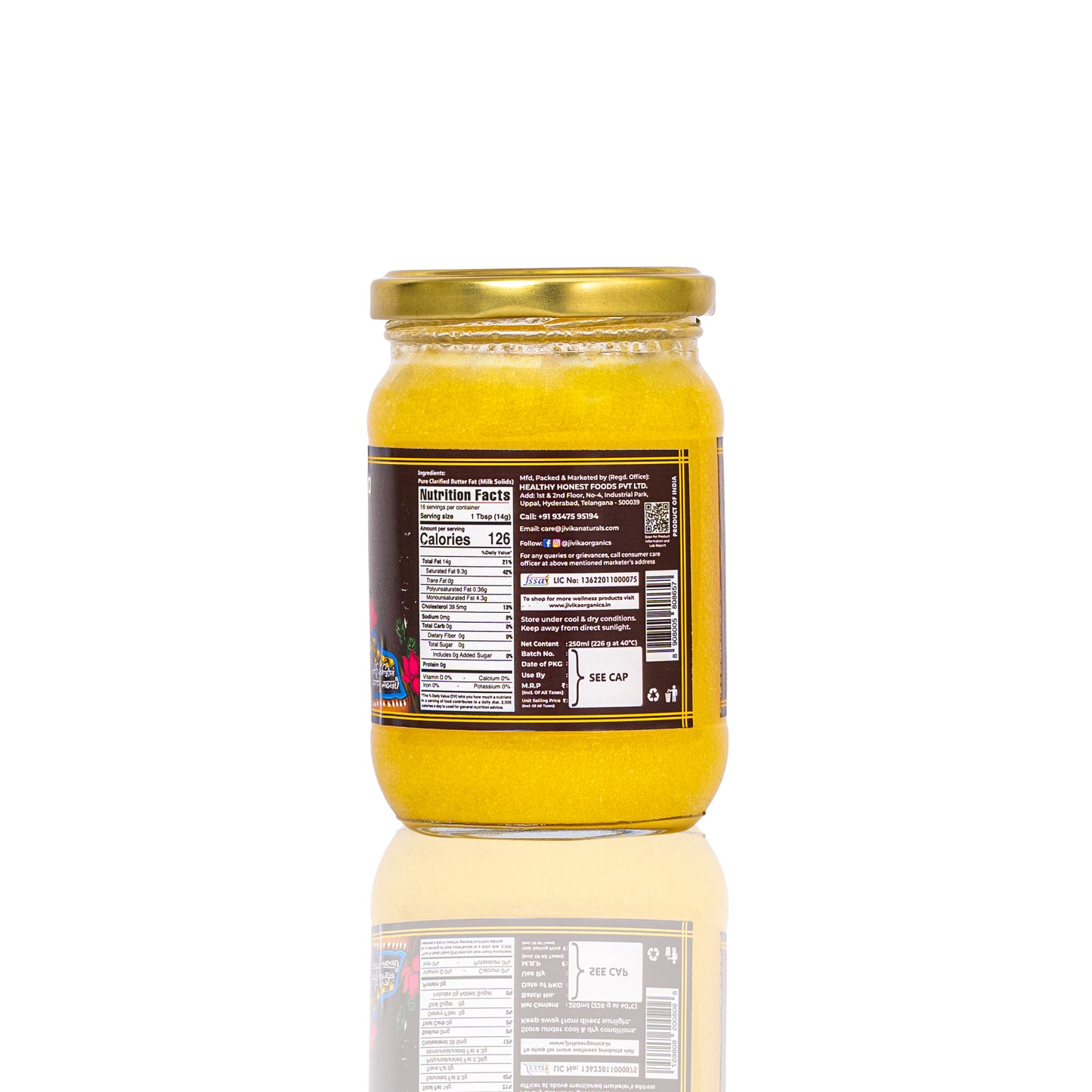 A2 Gir Cow Ghee - Single Breed [LAB TESTED]