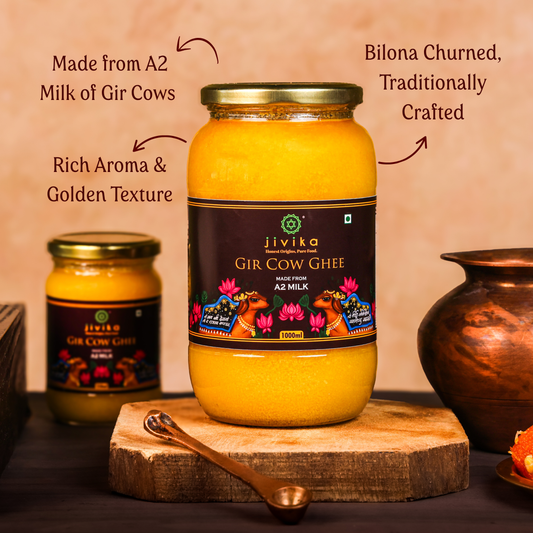 A2 Gir Cow Ghee - Single Breed (Lab Tested)