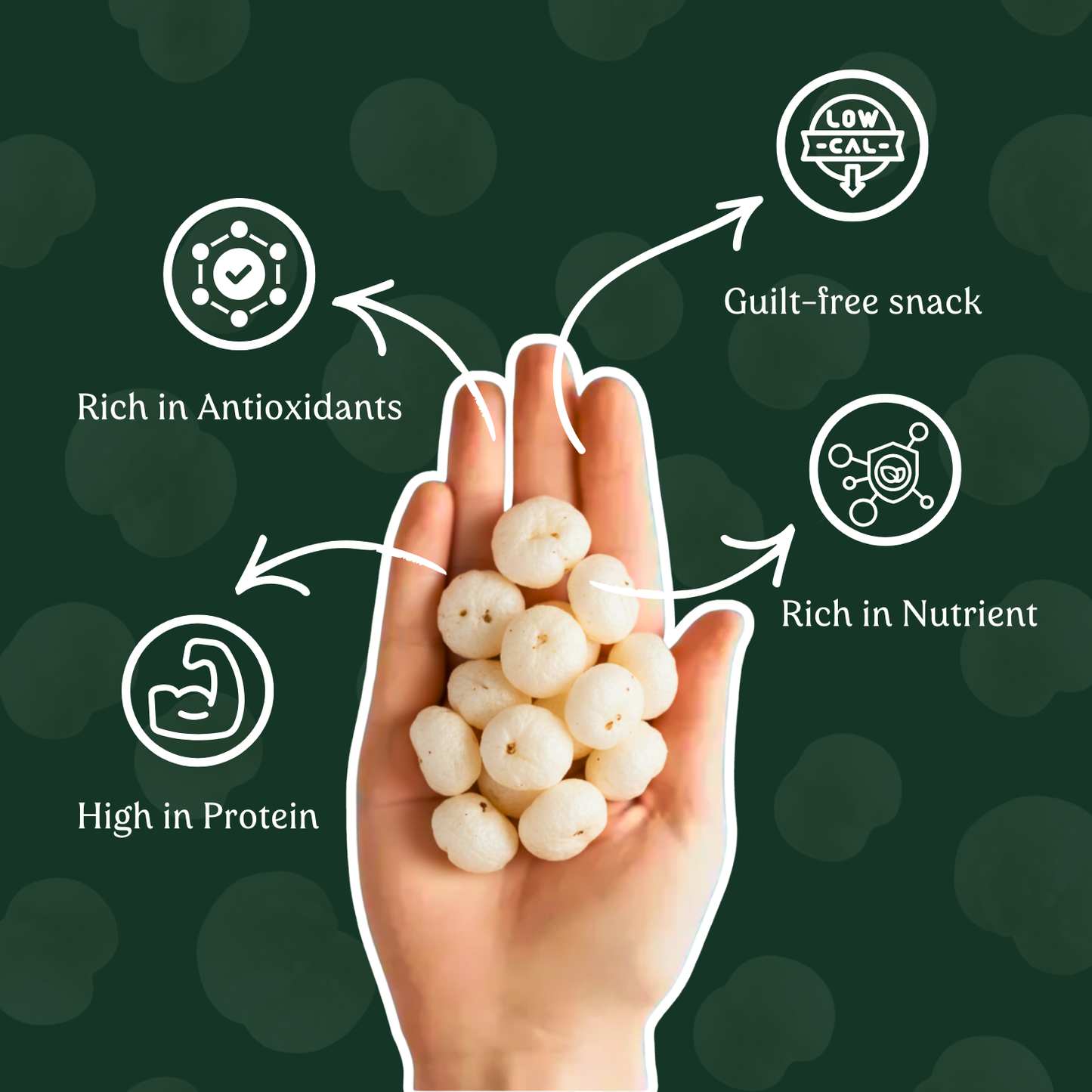 Premium Phool Makhana 100g ( Pack of 4 )