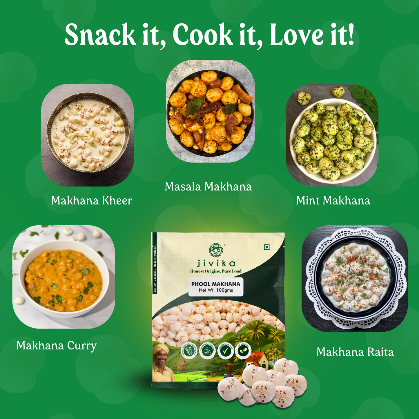 Premium Phool Makhana 100g ( Pack of 4 )