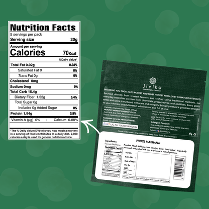 Premium Phool Makhana 100g ( Pack of 4 )