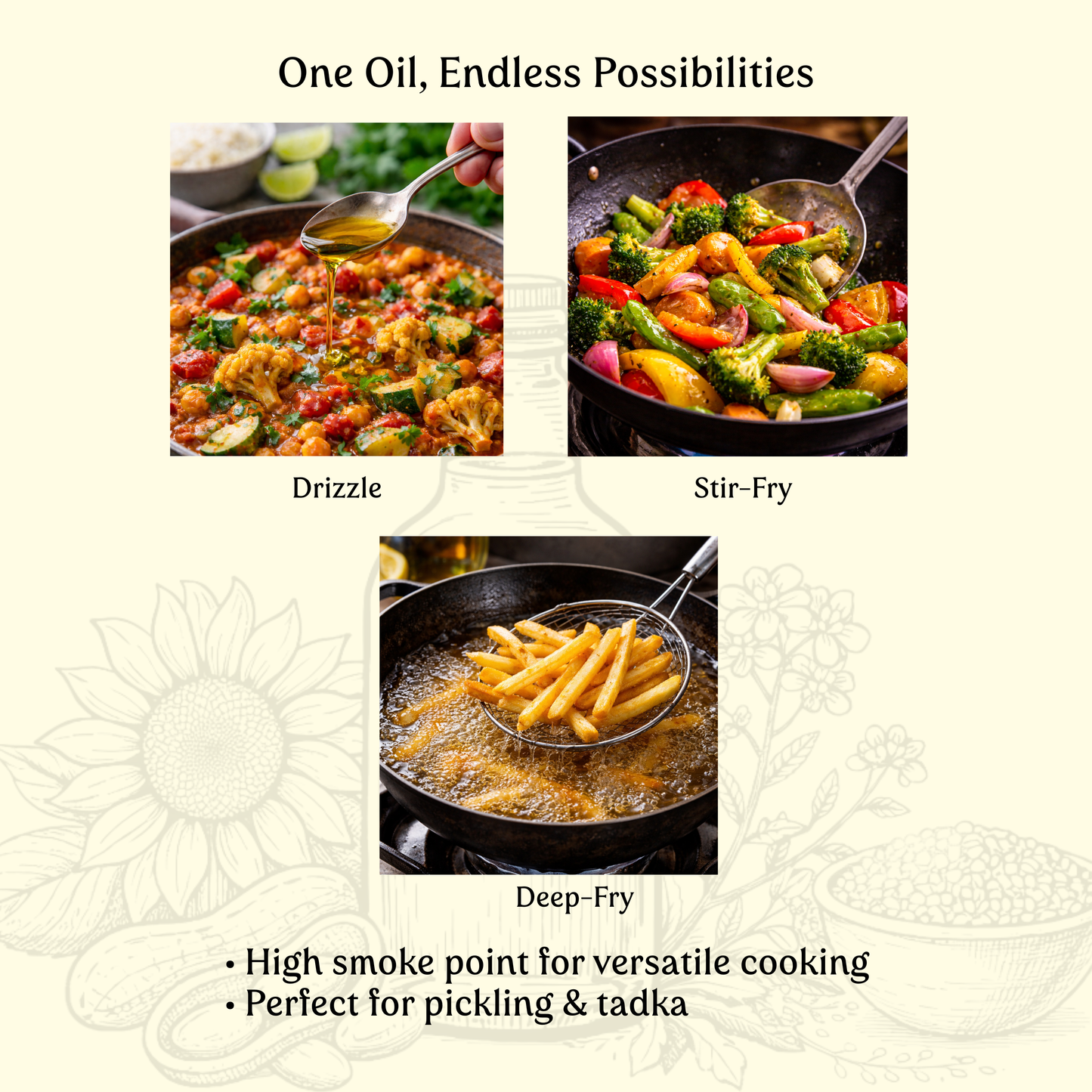 Cold Pressed Sesame Oil Wood Pressed