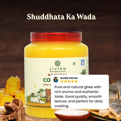 Natural Cow Ghee [lab Tested]