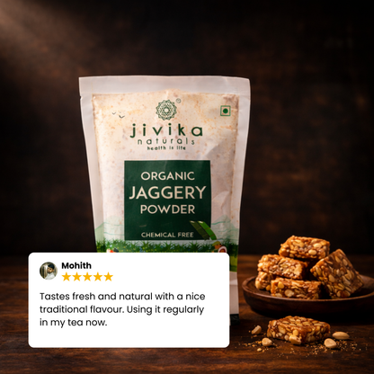 Organic Jaggery Powder (Pack of 5) Lab Tested