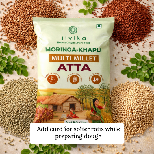 Moringa-Khapli Multi Millet Atta (Lab Tested)