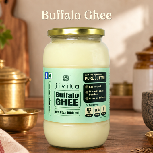 Pure Buffalo Ghee - Lab tested, Shudh, Danedaar & Grass fed