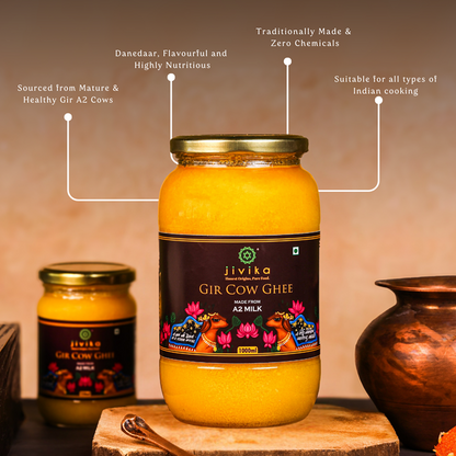 A2 Gir Cow Ghee - Single Breed [LAB TESTED]