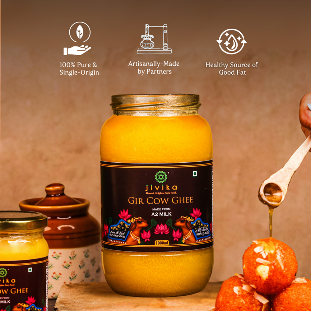 A2 Gir Cow Ghee - Single Breed [LAB TESTED]