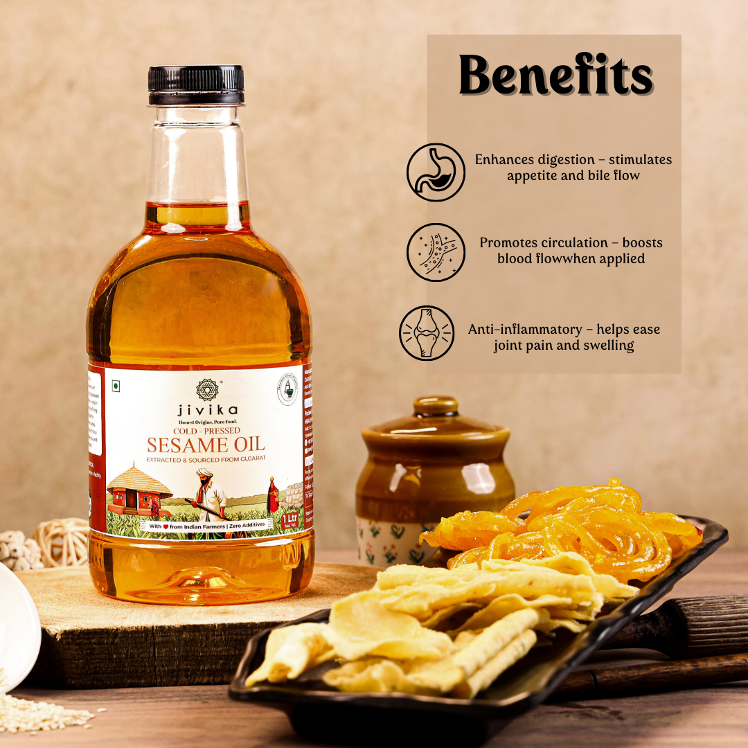 Cold Pressed Sesame Oil Wood Pressed