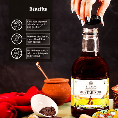 Cold Pressed Mustard Oil Wood Pressed