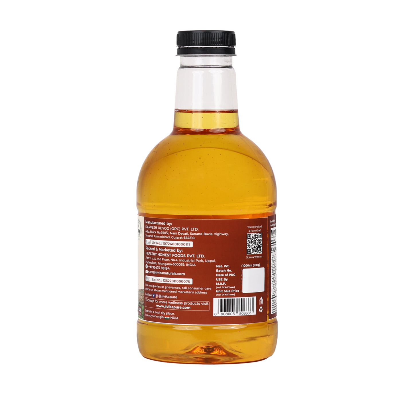 Cold Pressed Sesame Oil Wood Pressed