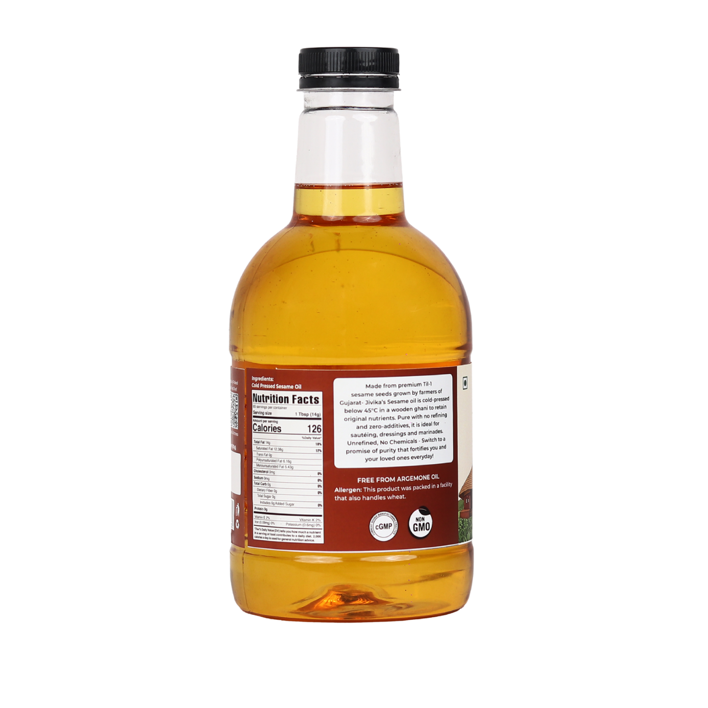 Cold Pressed Sesame Oil Wood Pressed