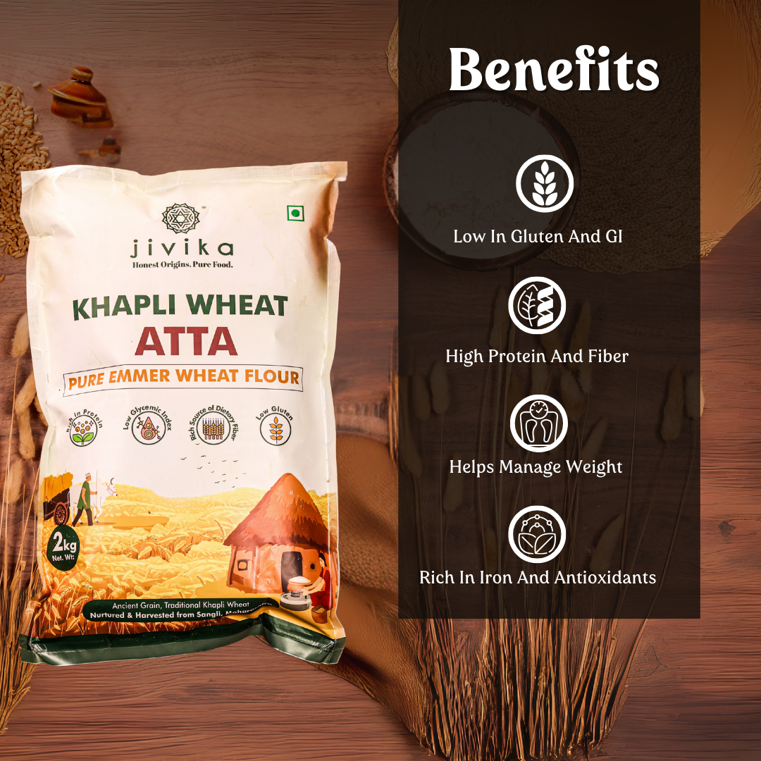 Khapli Flour - Emmer Wheat