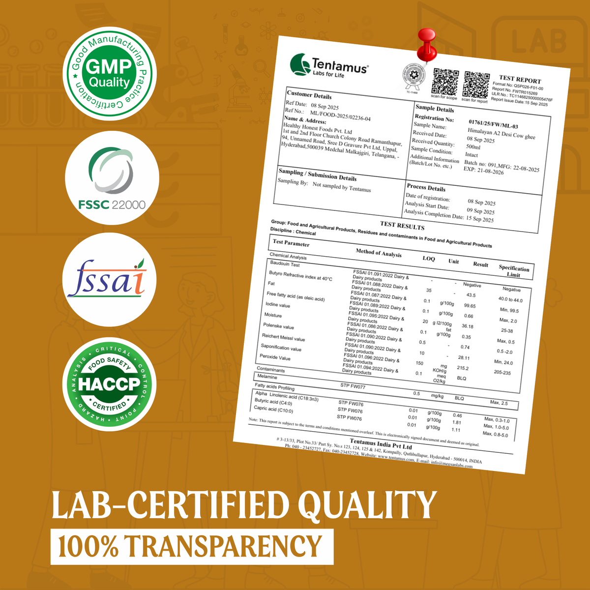 Himachal A2 Desi Cow Ghee (lab Tested)