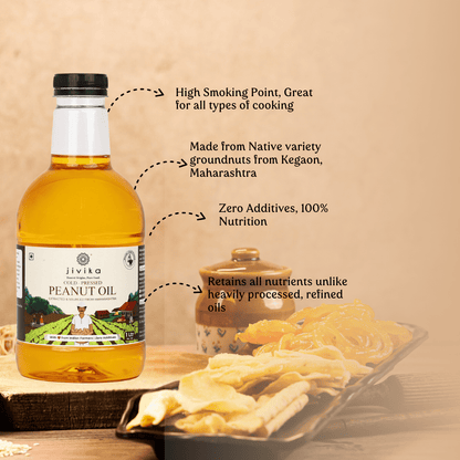 Cold Pressed Peanut Oil Wood Pressed