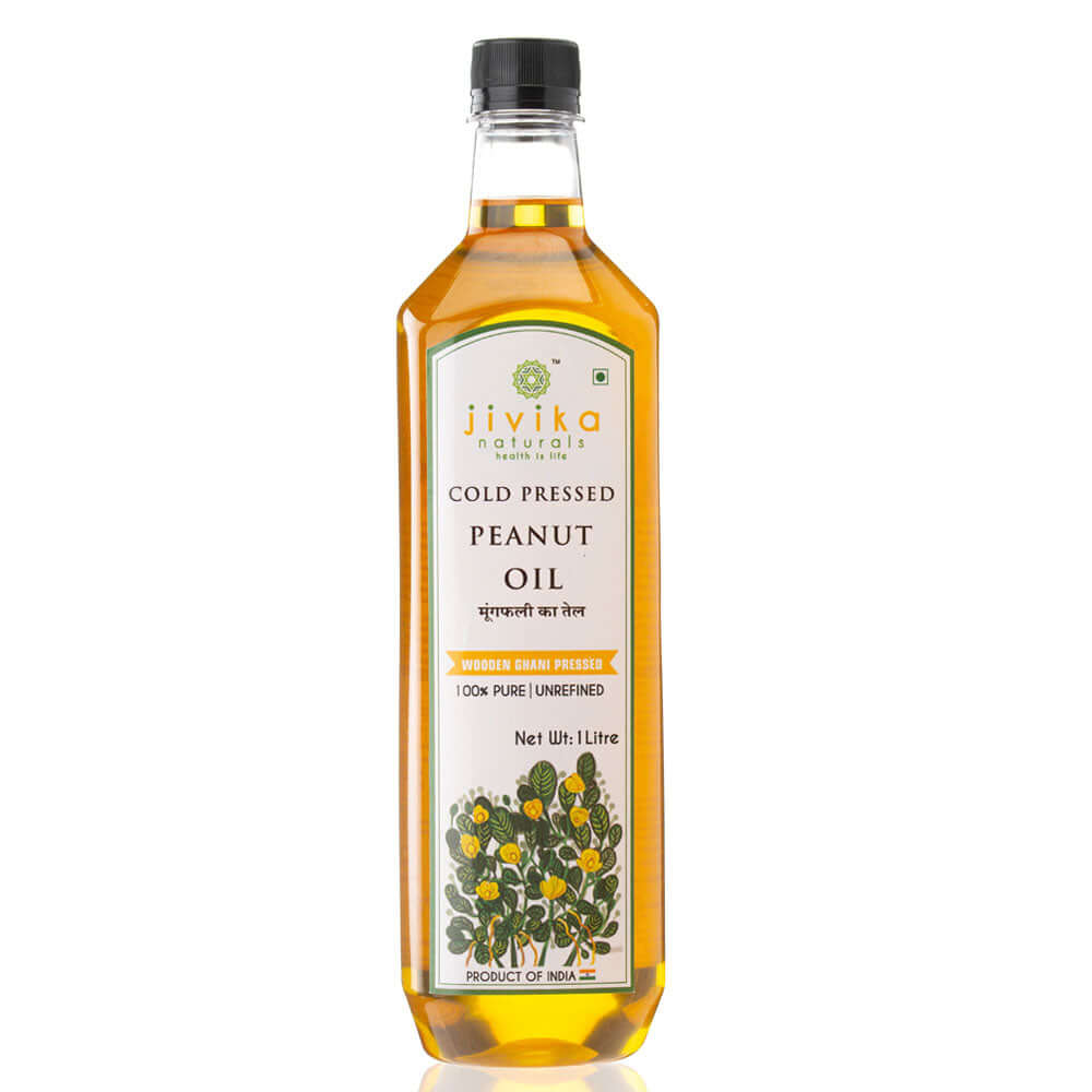 Wood Pressed Safflower & Peanut Oil (1 +1) COMBO 2 Litres